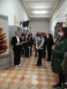 Students guided CABS teams through Duc d'Aosta School