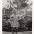 Gerdi in the garden as kid